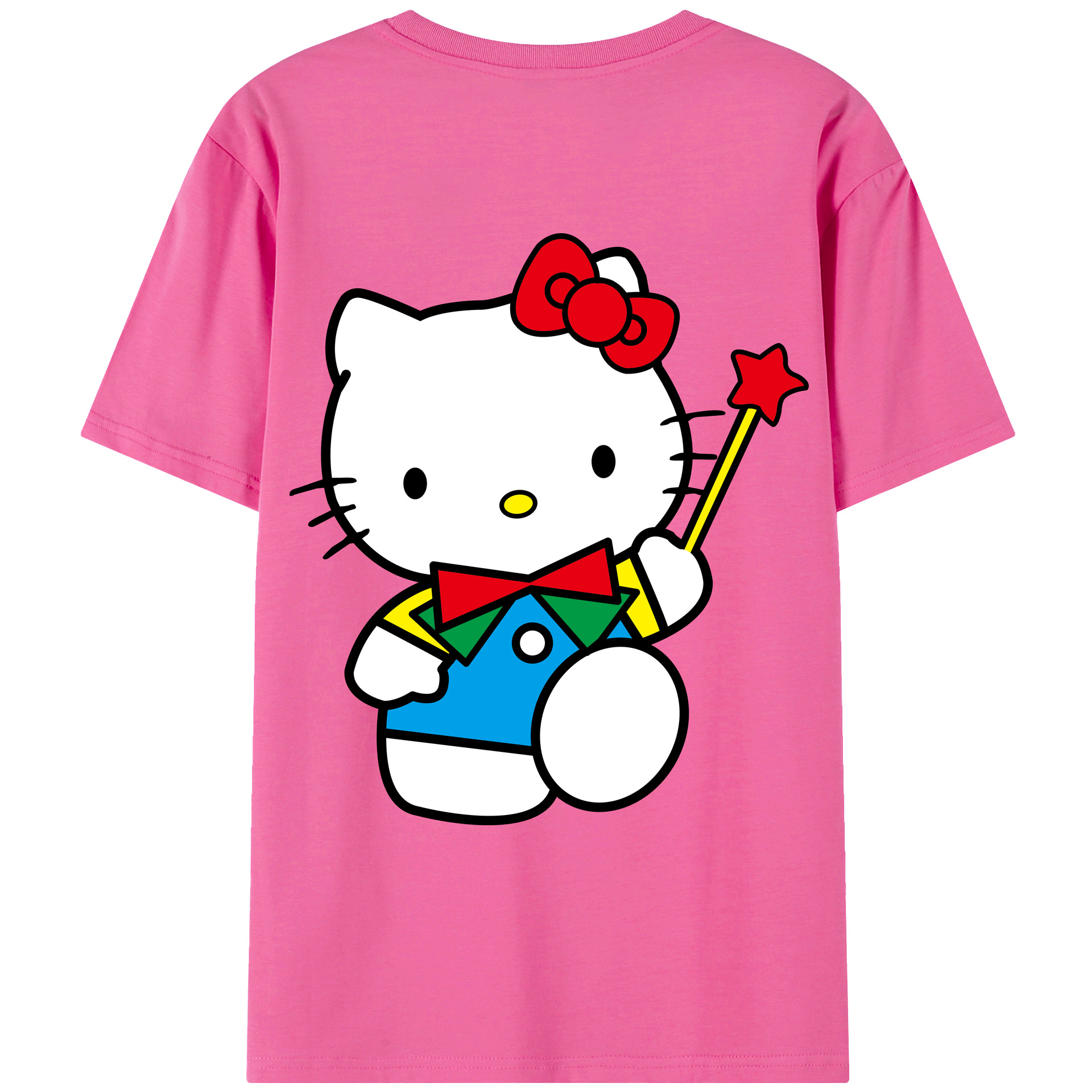（画像用） Hello Kitty ハローキティ レディース半袖Tシャツ(バックプリント)
